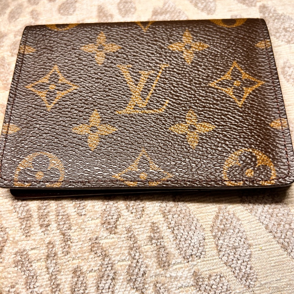 Sold! Louis Vuitton Monogram Porte 2 Cartes Vertical M60533 Pass Case CA1010